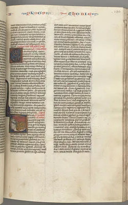 Fol. 190r,Tobit, historiated initial T, Tobit sleeping on a bed