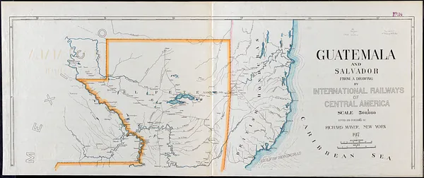 Guatemala and Salvador from a drawing by International Railways of Central America