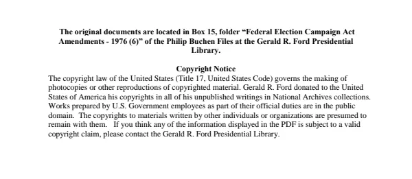 Federal Election Campaign Act Amendments - 1976 (6)
