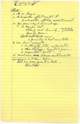 Thursday, May 13, 1971, NATO Meeting