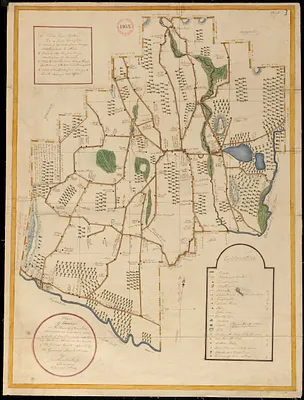 Plan of Orange made by Jonathan Blake, Jr., dated February 15, 1831