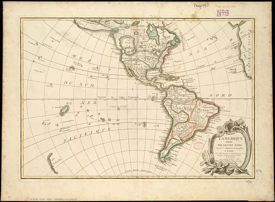 L'Amerique divisée par grand etats