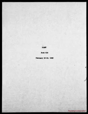 Volume 818, February 10 - February 12, 1945