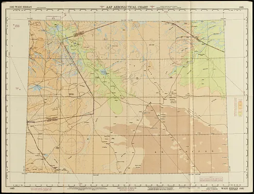 Wadi Sirhan AAF aeronautical chart