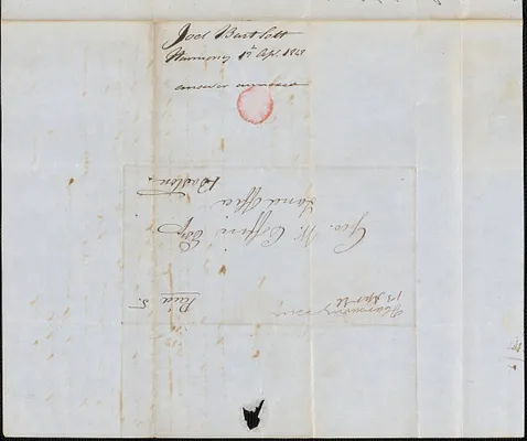 Joel Bartlett to George Coffin, 12 April 1848