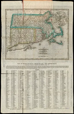 Massachusetts, Rhode-Island and Connecticut