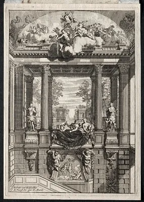 Staircase at the Palace of Voorst in Holland