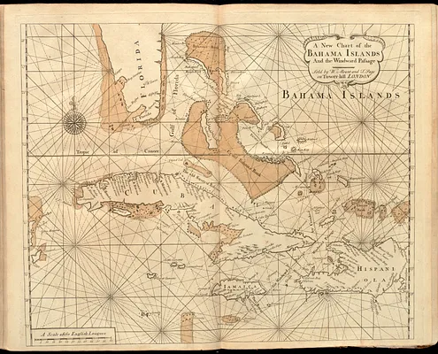 A new chart of the Bahama Islands and the Windward Passage