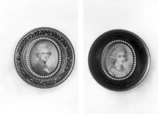 Snuffbox Portraitsd of Lord and Lady Mulgrave