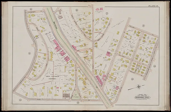 Atlas of the town of Brookline, Norfolk County, Massachusetts