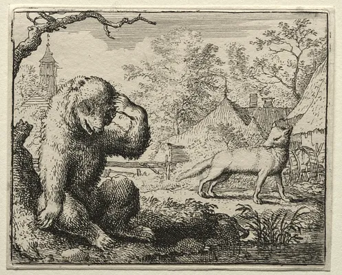 Reynard the Fox:  Reynard Chides the Injured Bear