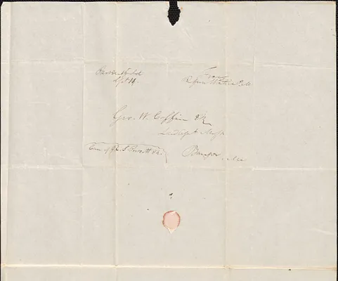 Rufus McIntire to George Coffin, 9 September 1840