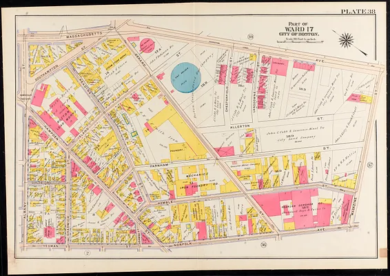 Atlas of the city of Boston, Roxbury
