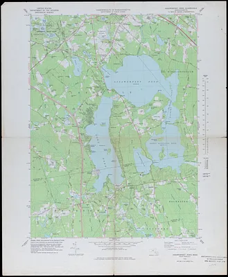 Assawompset Pond Quadrangle Massachusetts