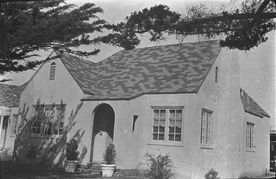 Photograph of Early 20th Century Stucco House