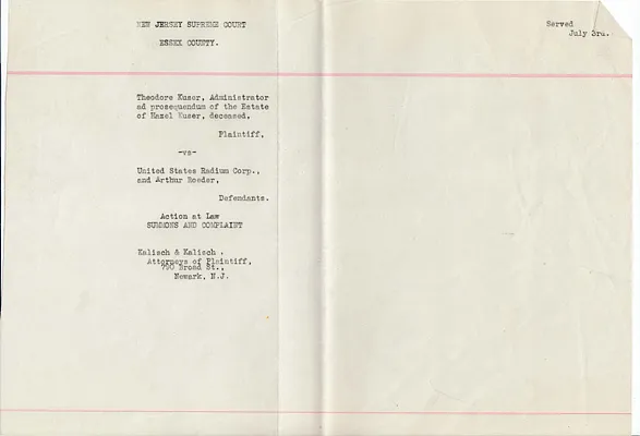Copies of Court Documents, no date