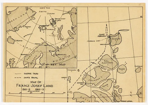 87. Map of Franz Josef Land