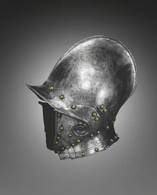 Burgonet with Hinged Cheek Pieces