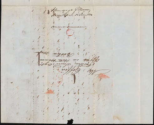 Howard Main to George Coffin, 15 August 1850