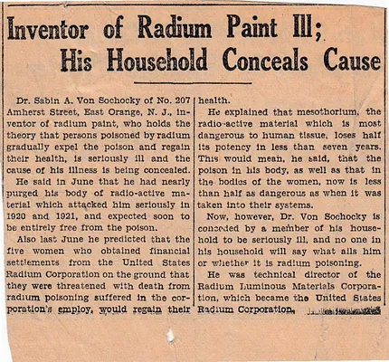 Clipping, September , 1928