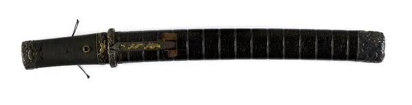 Dagger (hamidashi) with segmented black lacquer and mother-of-pearl saya (includes 51.1296.1-51.1296.)