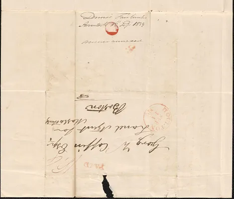 Dennis Fairbanks to George Coffin, 12 September 1839