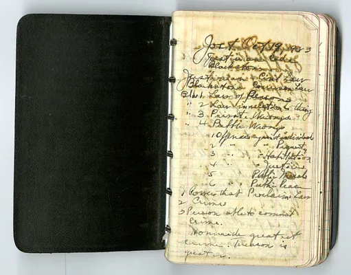Law School Notes of Harry S. Truman