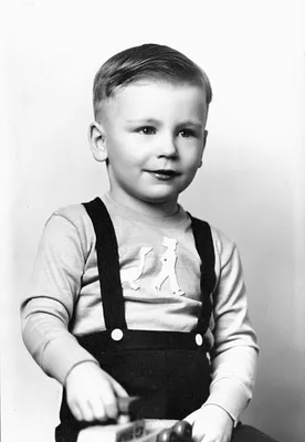 Young Boy with Toy, United States, 1945