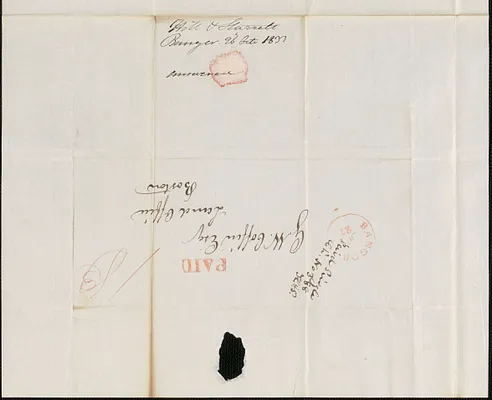 Hill Starrett to George Coffin, 26 October 1833
