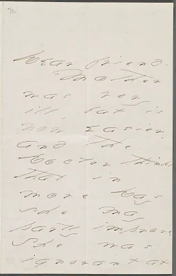 Your Scholar (Emily Dickinson), Amherst, Mass., autograph letter signed to Thomas Wentworth Higginson, July 1875