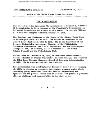 Gardner, Stephen S. [Biography]