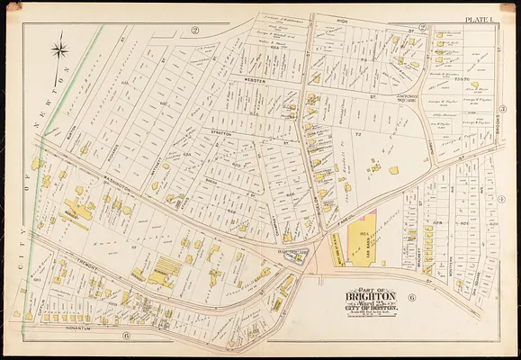 Atlas of the city of Boston, Brighton