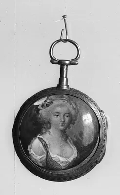 Bust-length portrait of a lady