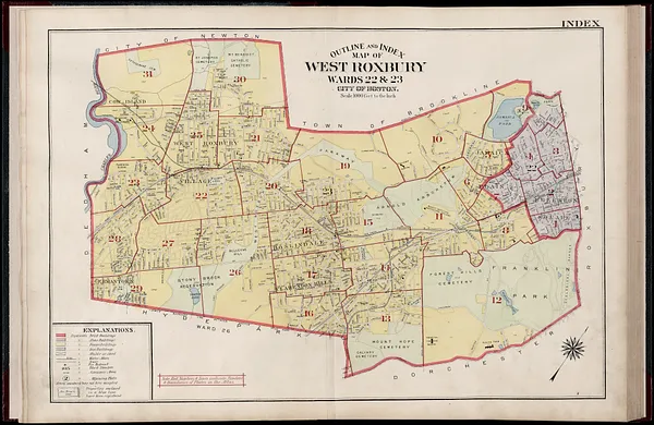 Atlas of the city of Boston, West Roxbury : from actual surveys and official plans
