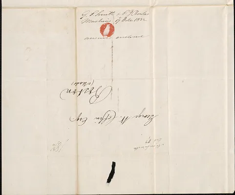 Smith and Bowls to George Coffin, 17 October 1832