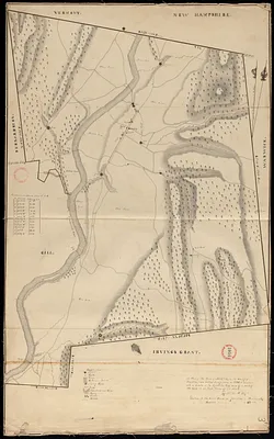 Plan of Northfield made by Arthur W. Hoyt, dated 1830