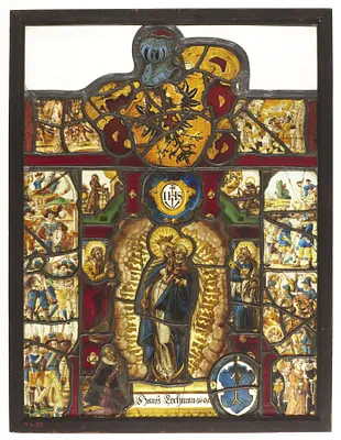 Virgin and Child/figures/coat-of-arms