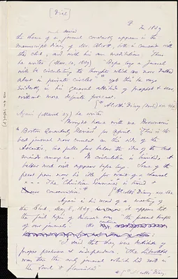 Amos Bronson Alcott manuscript (copies), [1839?]