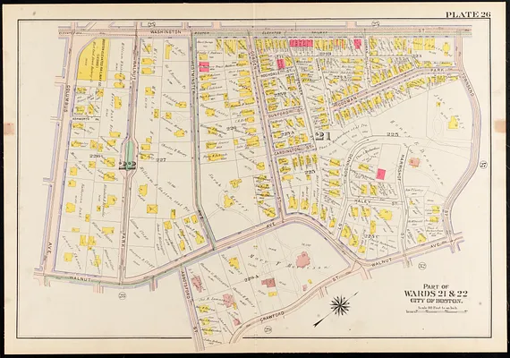Atlas of the city of Boston, Roxbury