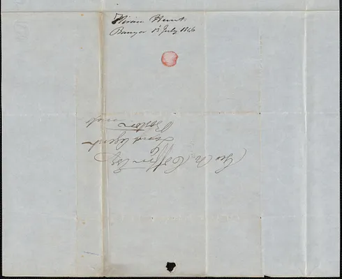 Hiram Hunt to George Coffin and Levi Bradley, 13 July 1846