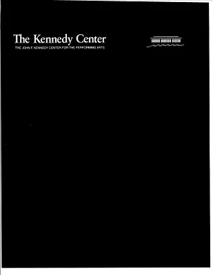 Arts: The Kennedy Center [1]