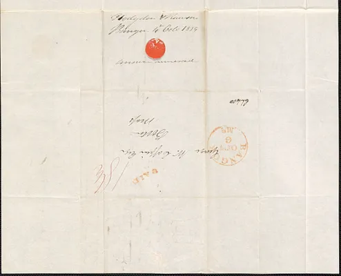 Hodgdon & Rawson to George Coffin, 4 October 1839