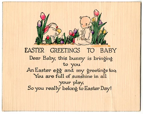 Easter Card from Arry M. Calhoun to Margaret Truman