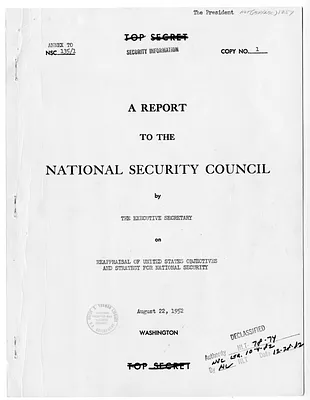 Annex to National Security Council Report 135/1, Report to the National Security Council by the Executive Secretary on Reappraisal of United States Objectives and Strategy for National Security