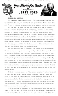 Ford Newsletter, June-Aug. 1957