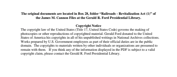Railroads - Revitalization Act (1)