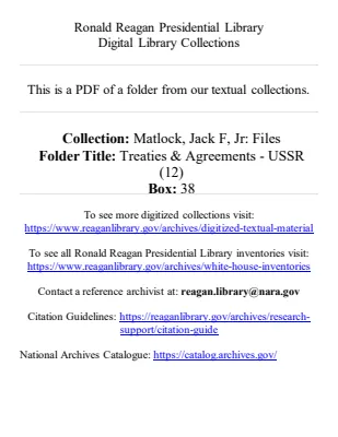 Treaties & Agreements - USSR (12)