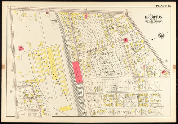 Atlas of the city of Boston, ward 25, Brighton