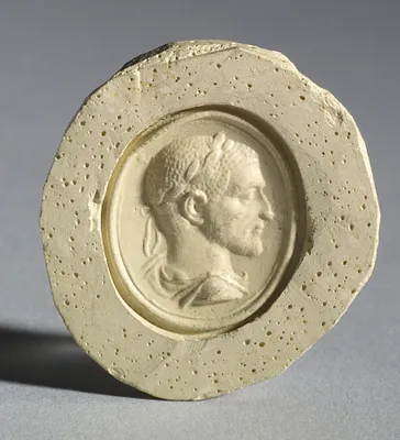 Intaglio with Laureate Bust of Volusian