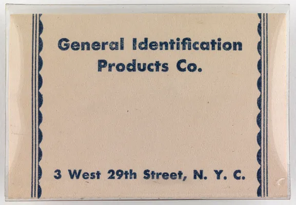 General Identification Products Company Pin